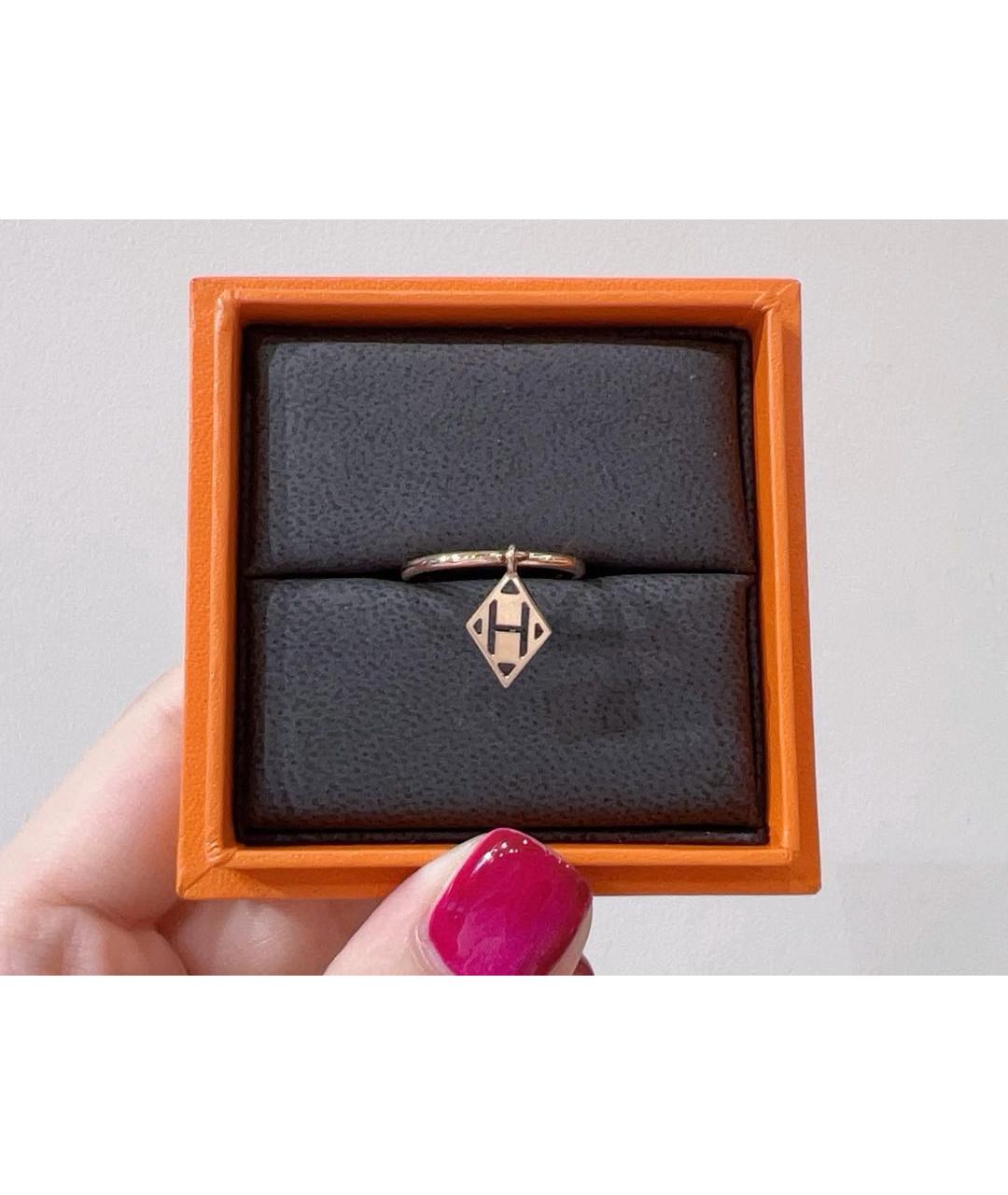 HERMES Розовое кольцо из розового золота, фото 2