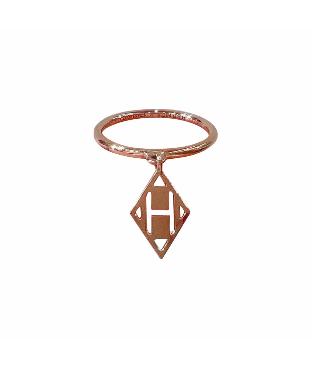 HERMES Розовое кольцо из розового золота, фото 1