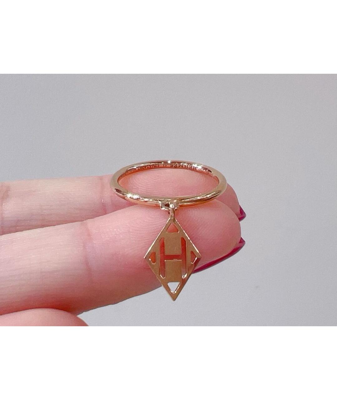 HERMES Розовое кольцо из розового золота, фото 6