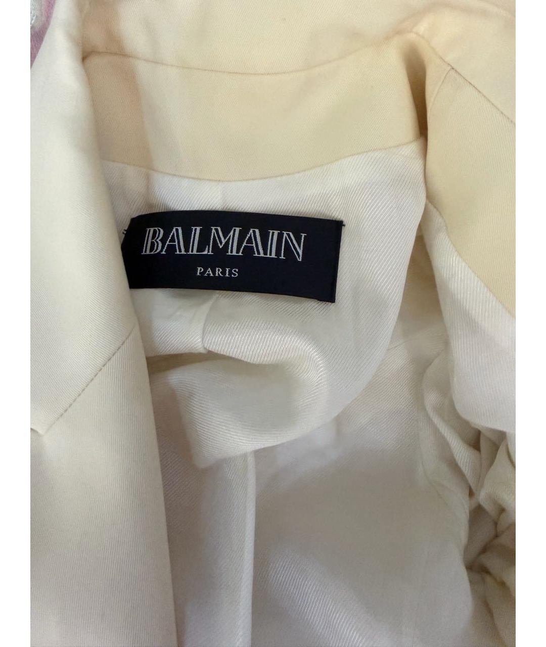 BALMAIN Бежевый жакет/пиджак, фото 6