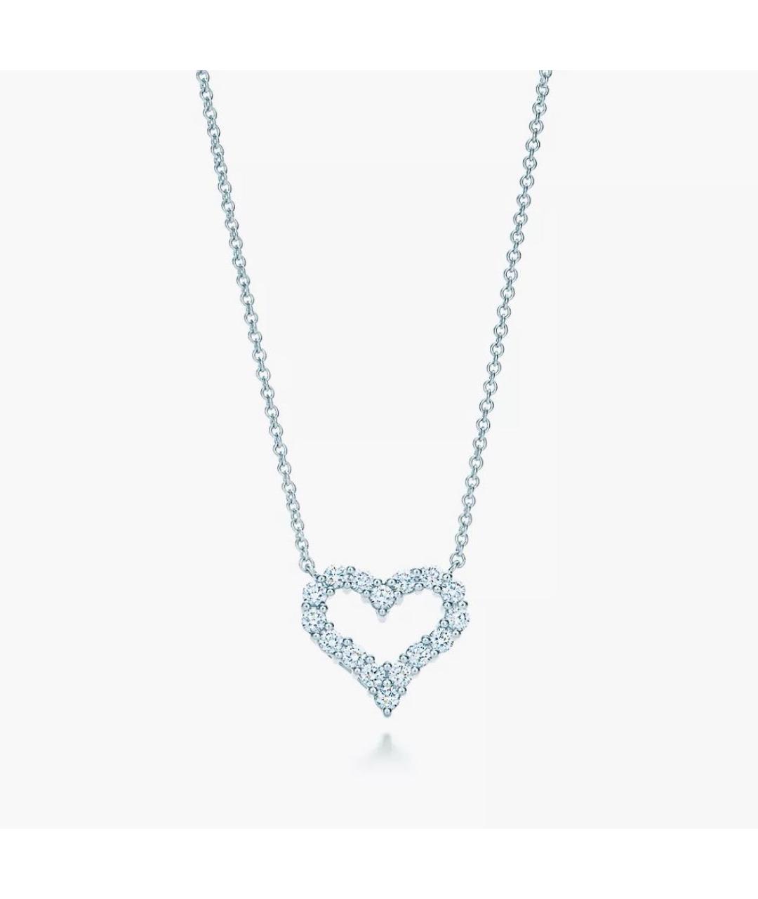 TIFFANY&CO Белое платиновое колье, фото 7