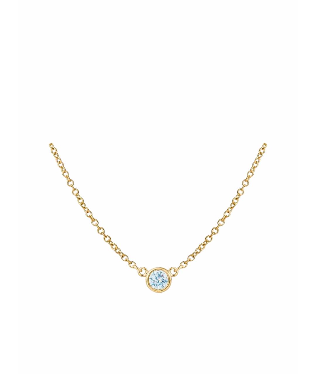 TIFFANY&CO Желтое колье из желтого золота, фото 7