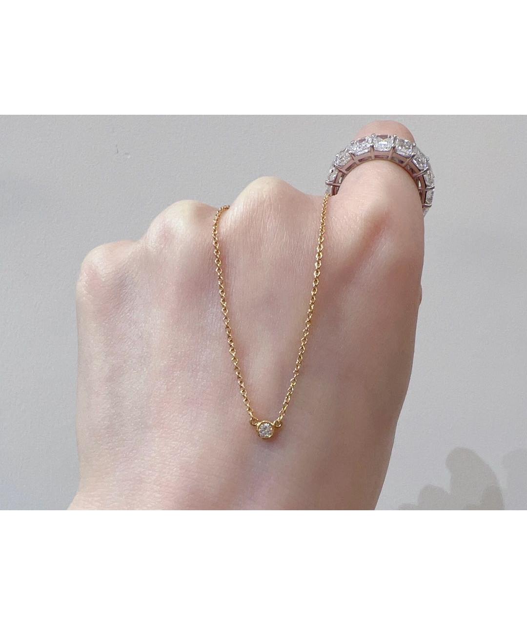 TIFFANY&CO Желтое колье из желтого золота, фото 2