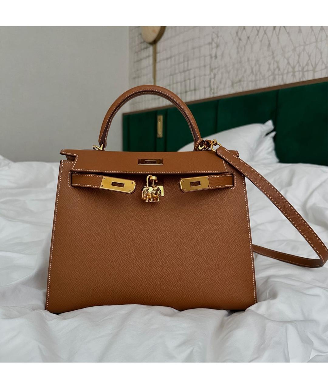 HERMES Золотой брелок, фото 6