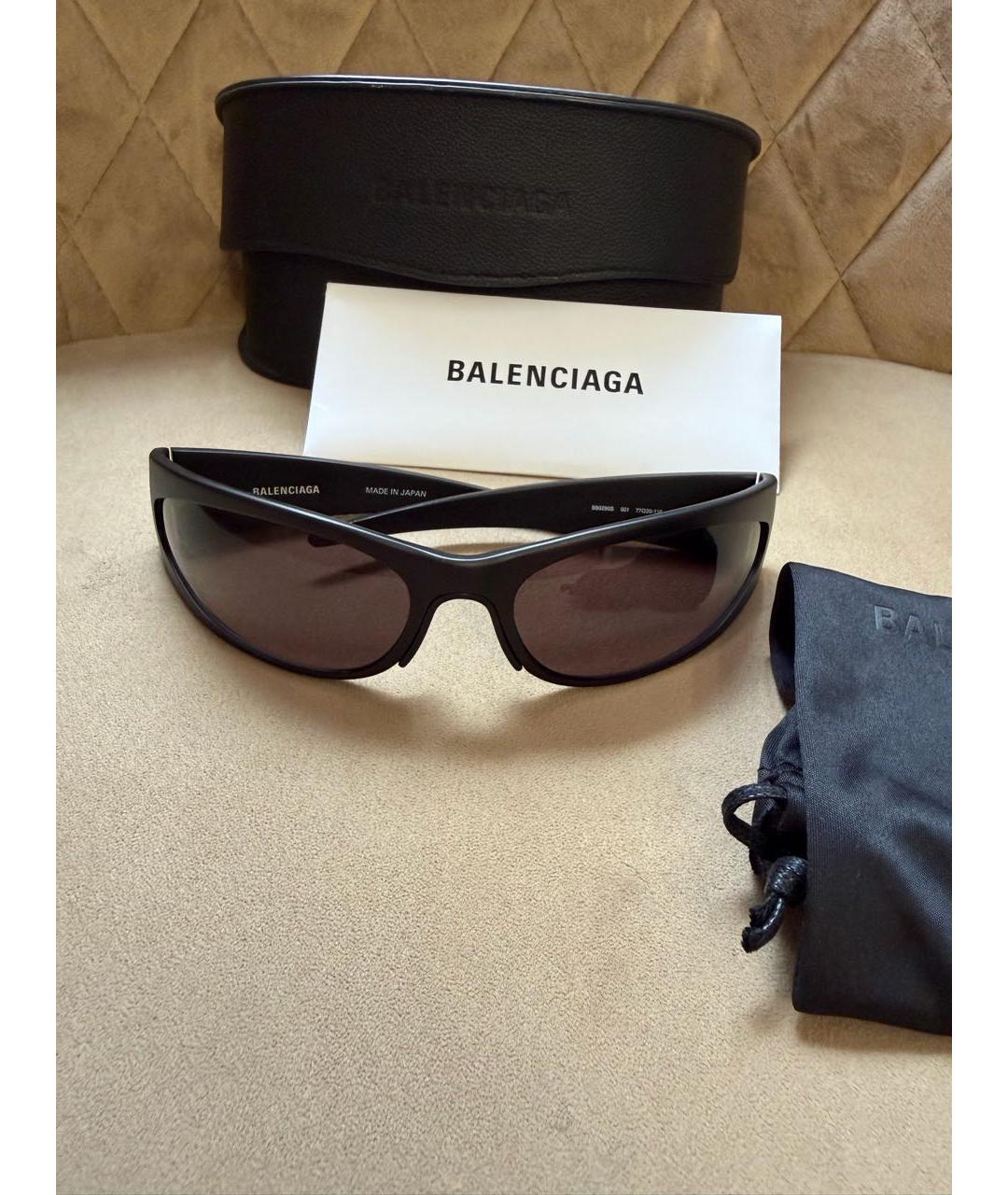 BALENCIAGA Черные солнцезащитные очки, фото 2