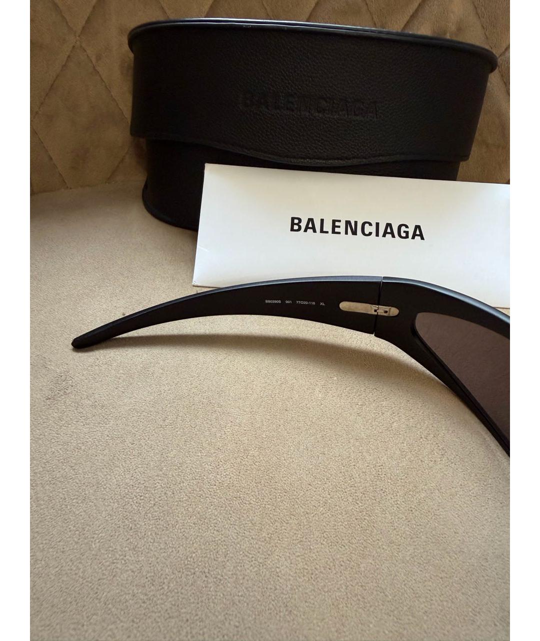 BALENCIAGA Черные солнцезащитные очки, фото 6