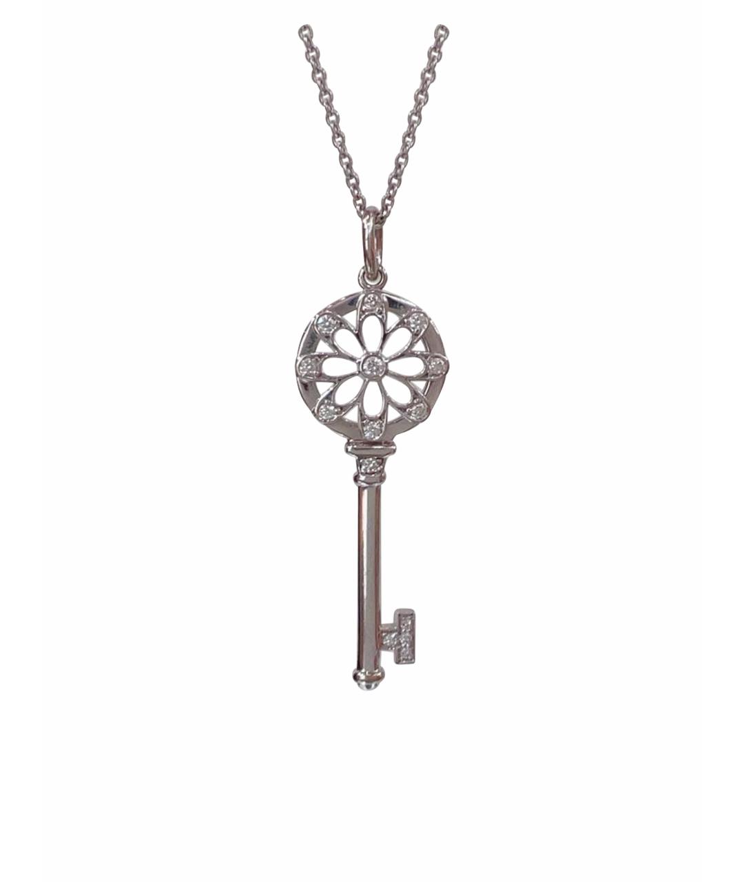 TIFFANY&CO Белое колье из белого золота, фото 8
