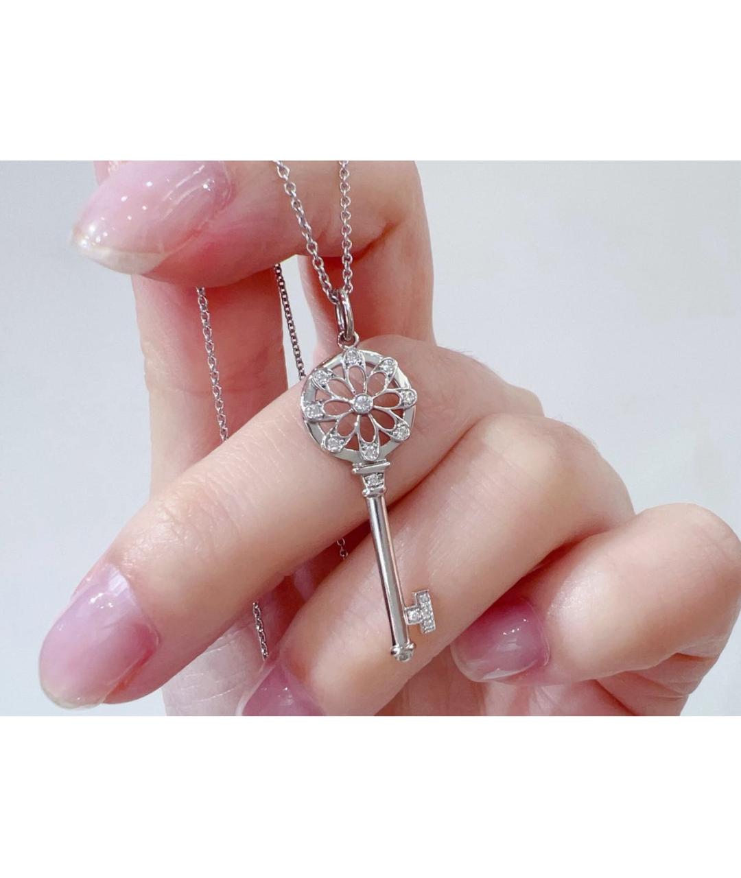 TIFFANY&CO Белое колье из белого золота, фото 5