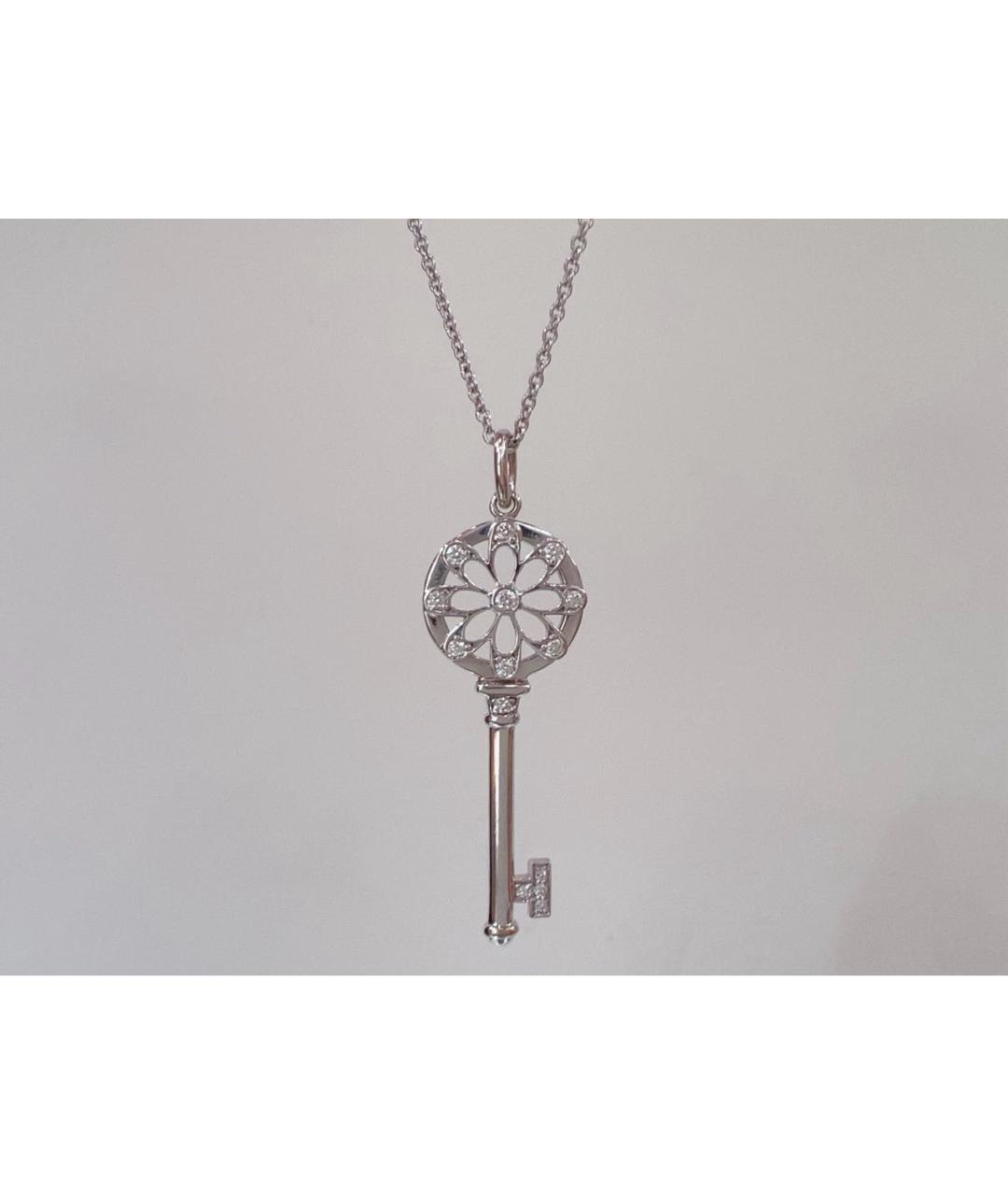 TIFFANY&CO Белое колье из белого золота, фото 3