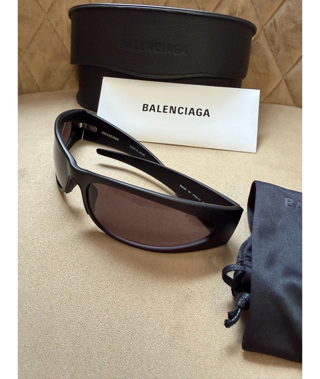 BALENCIAGA Черные солнцезащитные очки, фото 3