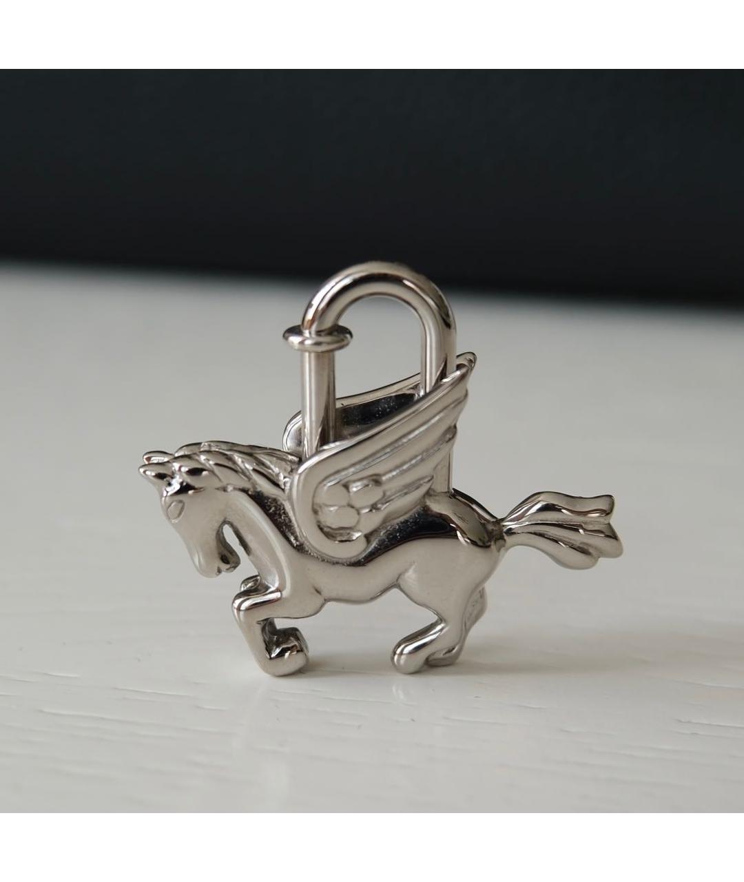HERMES Серебряный брелок, фото 6