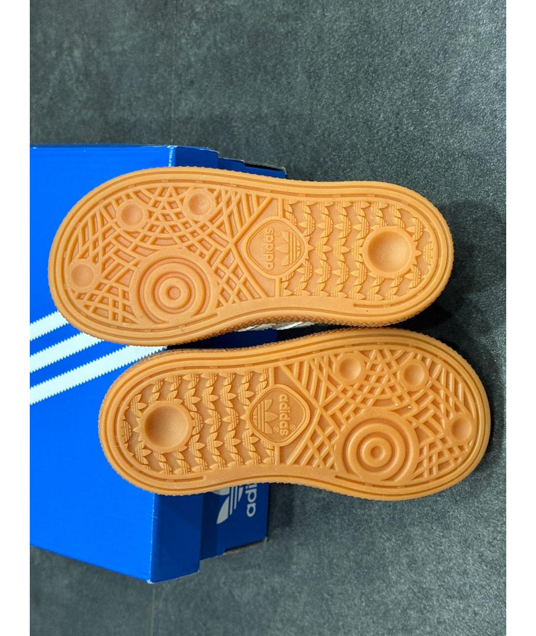 ADIDAS Бежевые замшевые кеды, фото 6
