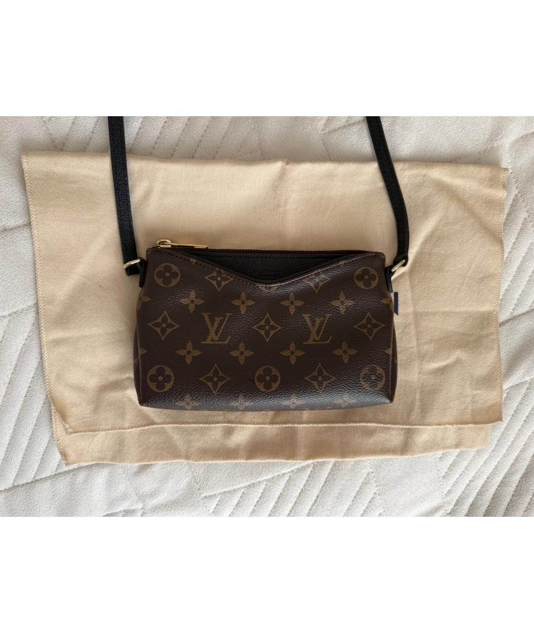 LOUIS VUITTON Коричневая сумка через плечо, фото 8