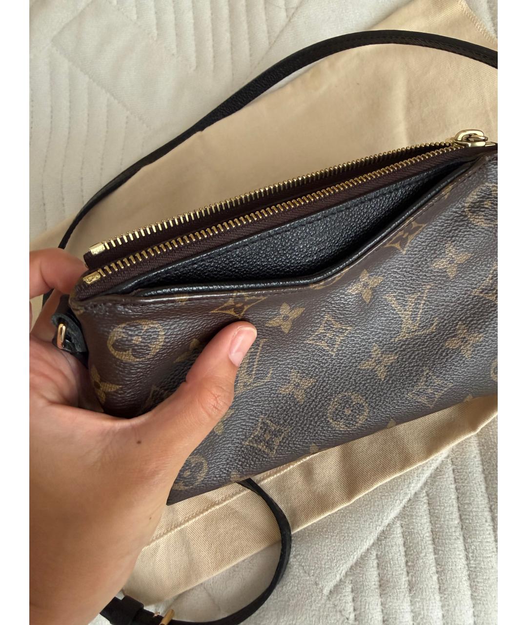 LOUIS VUITTON Коричневая сумка через плечо, фото 2