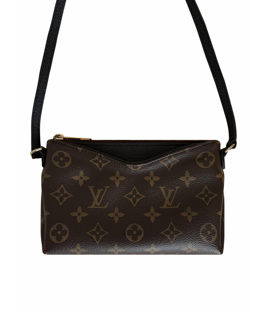 LOUIS VUITTON Коричневая сумка через плечо, фото 1