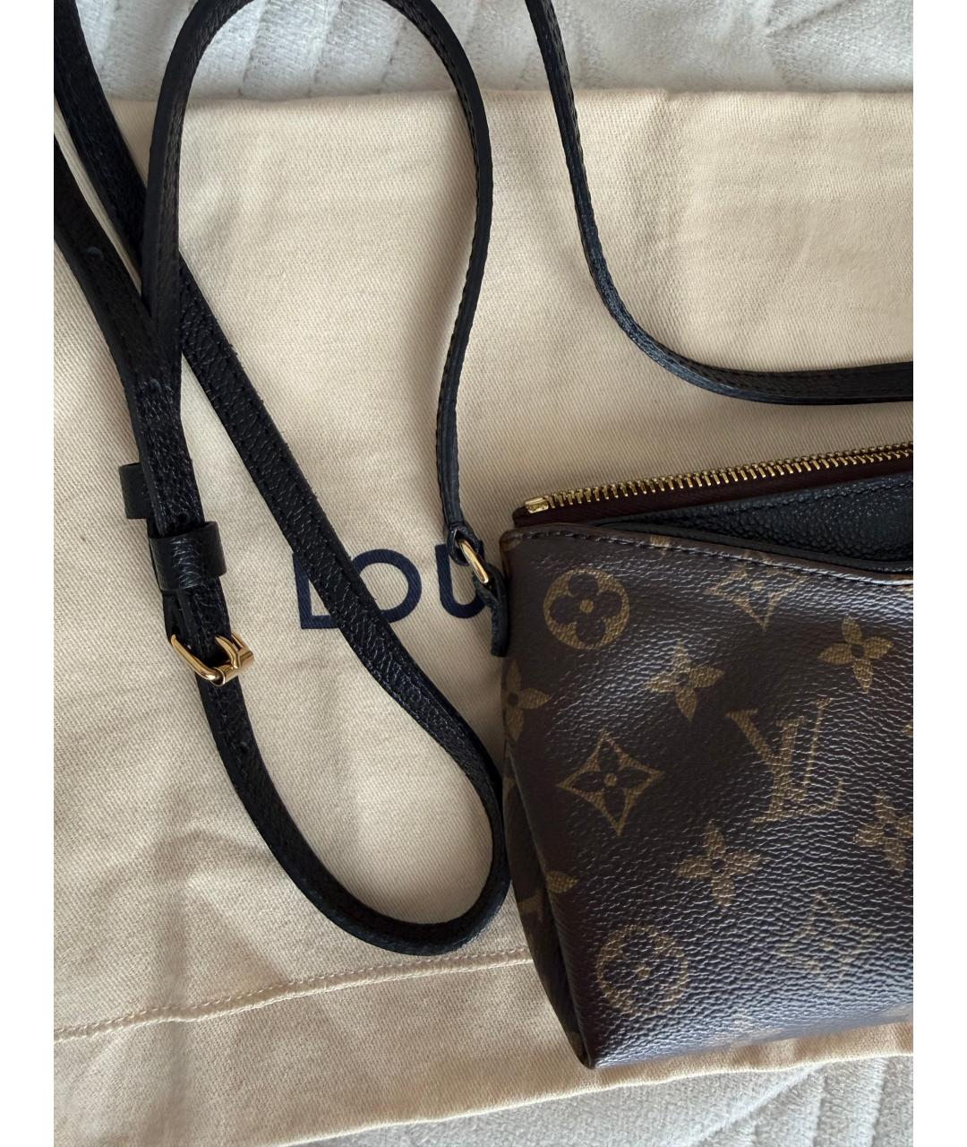 LOUIS VUITTON Коричневая сумка через плечо, фото 5