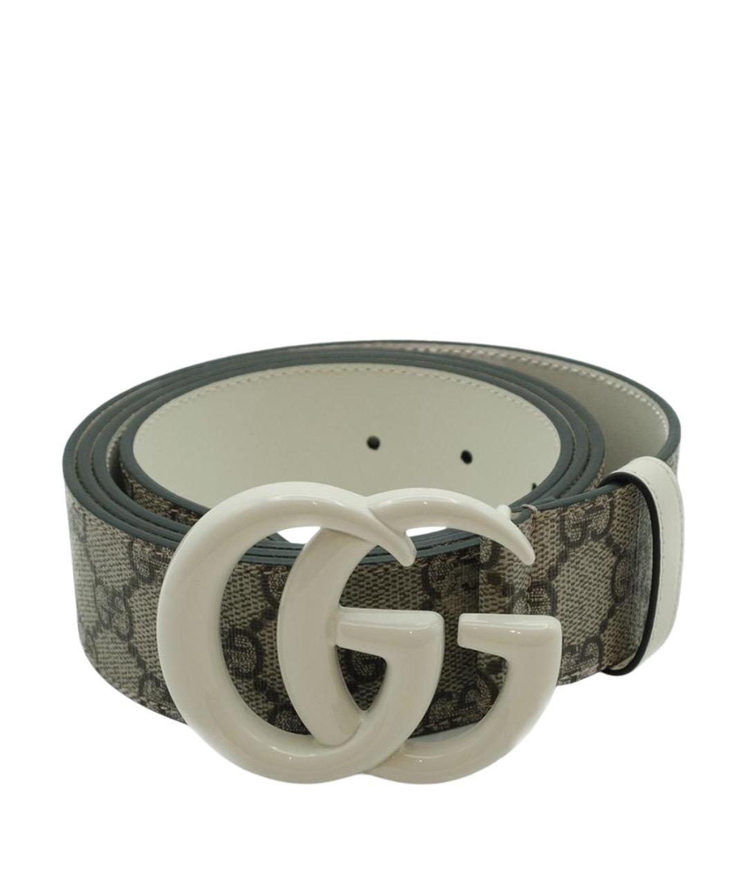 GUCCI Бежевый ремень, фото 1