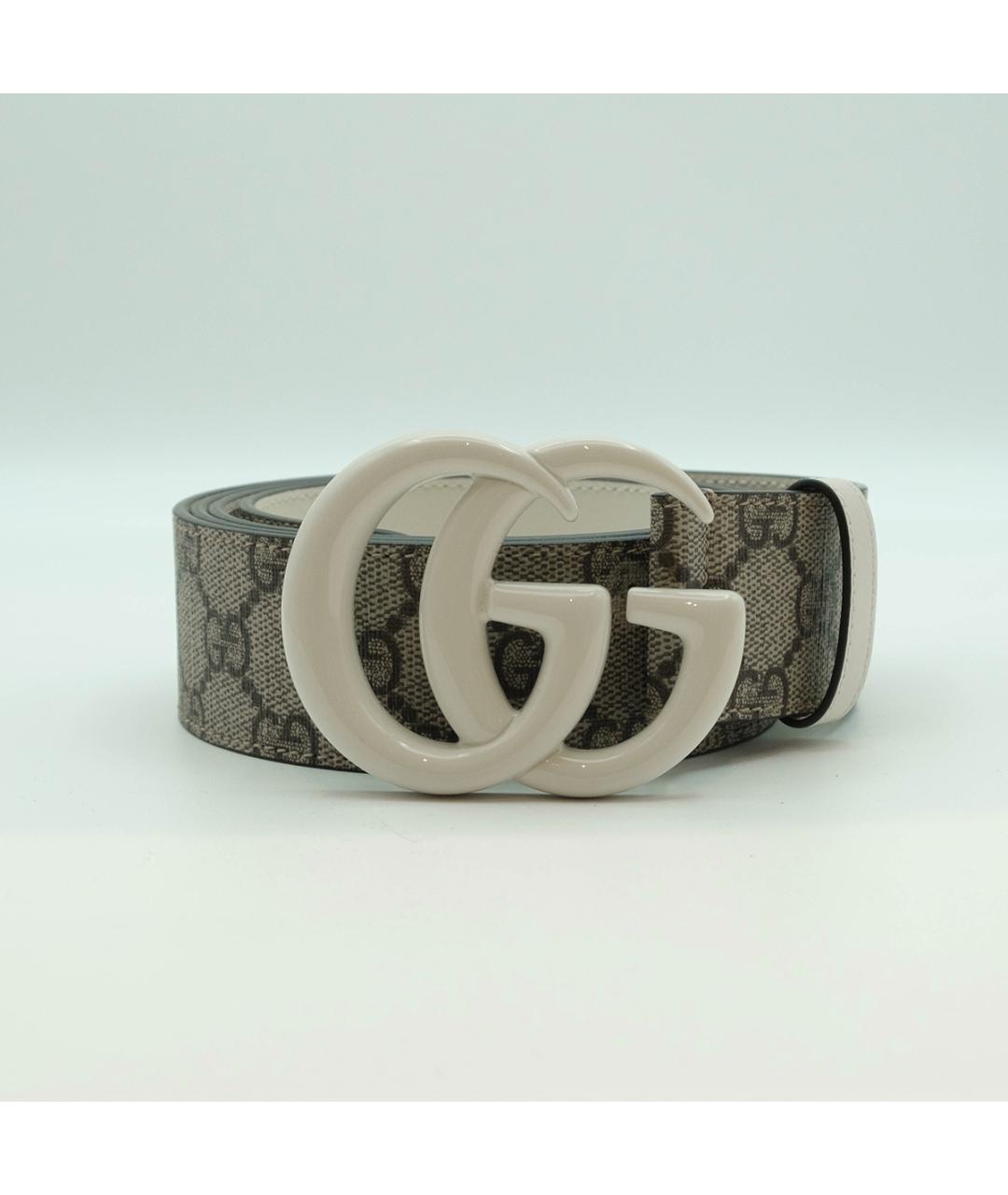 GUCCI Бежевый ремень, фото 3