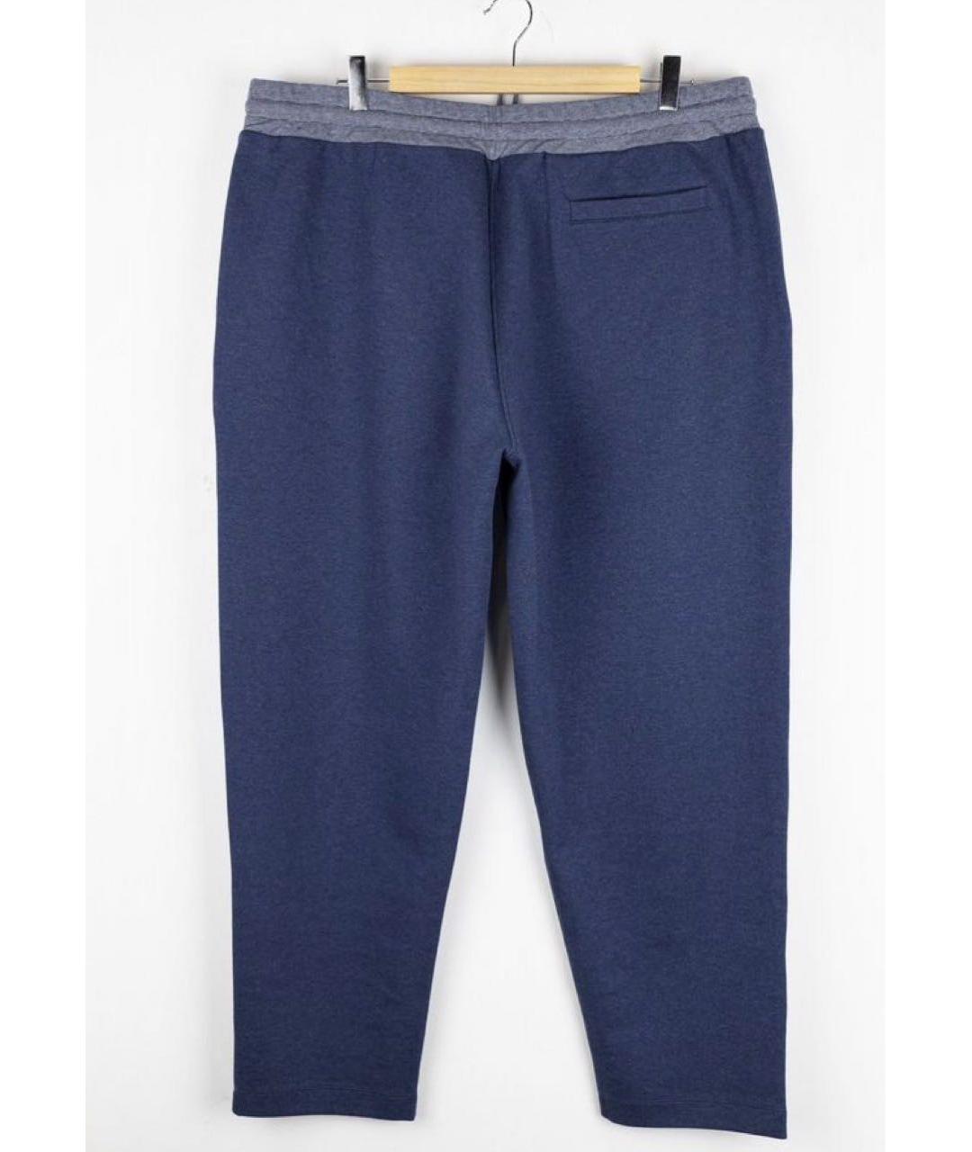 CANALI Синий хлопковый спортивный костюм, фото 4