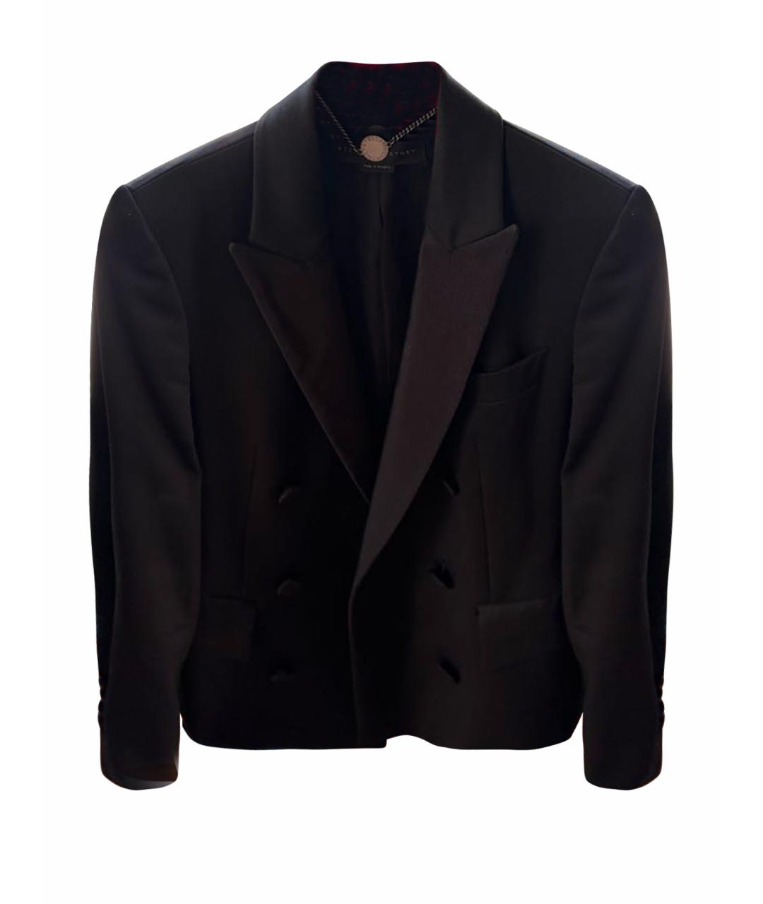 STELLA MCCARTNEY Черный шерстяной костюм с брюками, фото 1