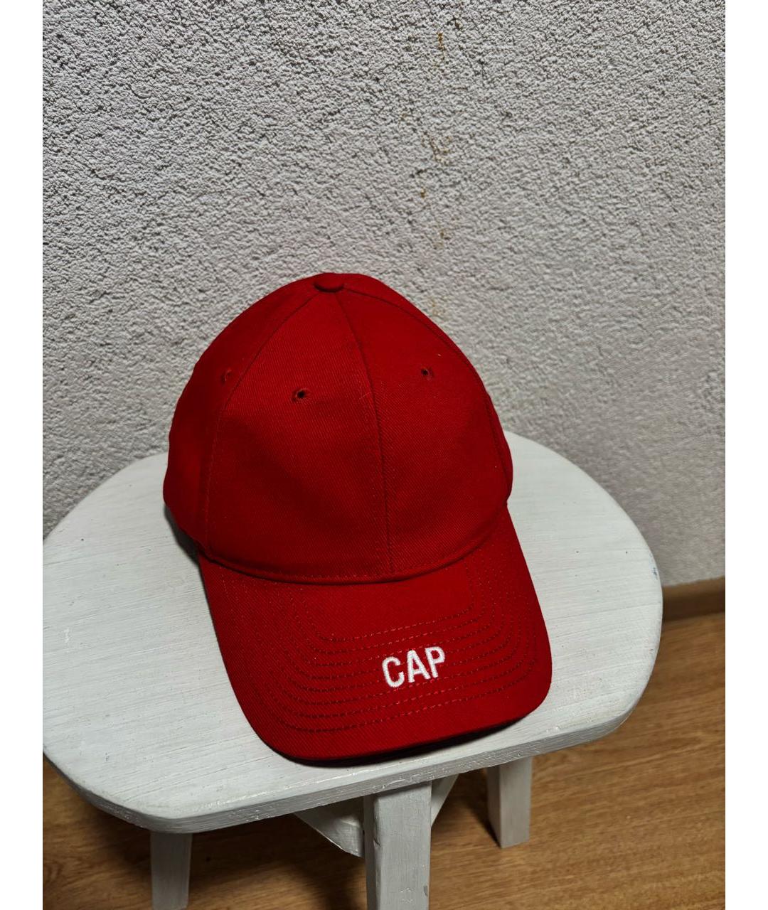VETEMENTS Красная хлопковая кепка, фото 2