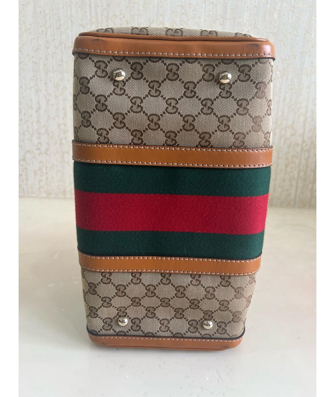 GUCCI Бежевая сумка тоут, фото 5