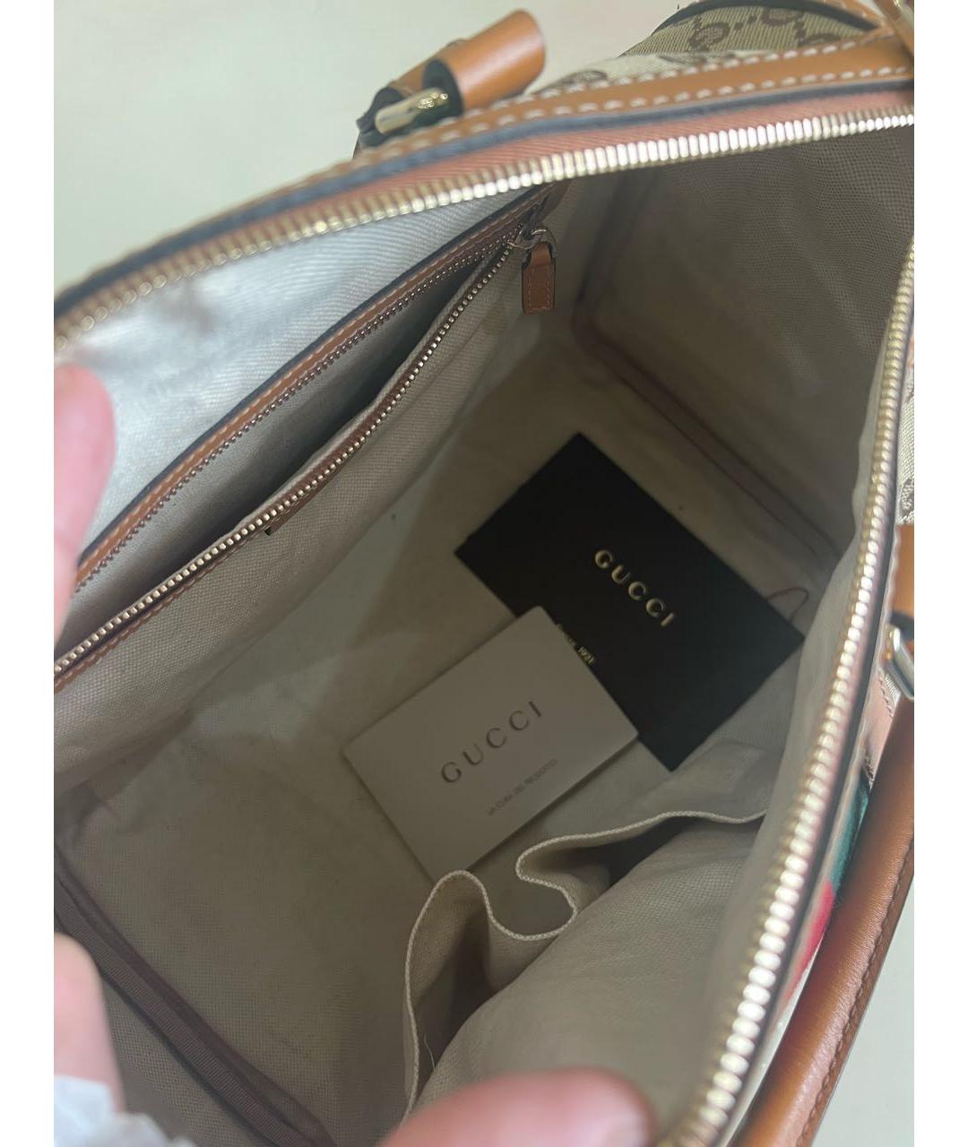GUCCI Бежевая сумка тоут, фото 4