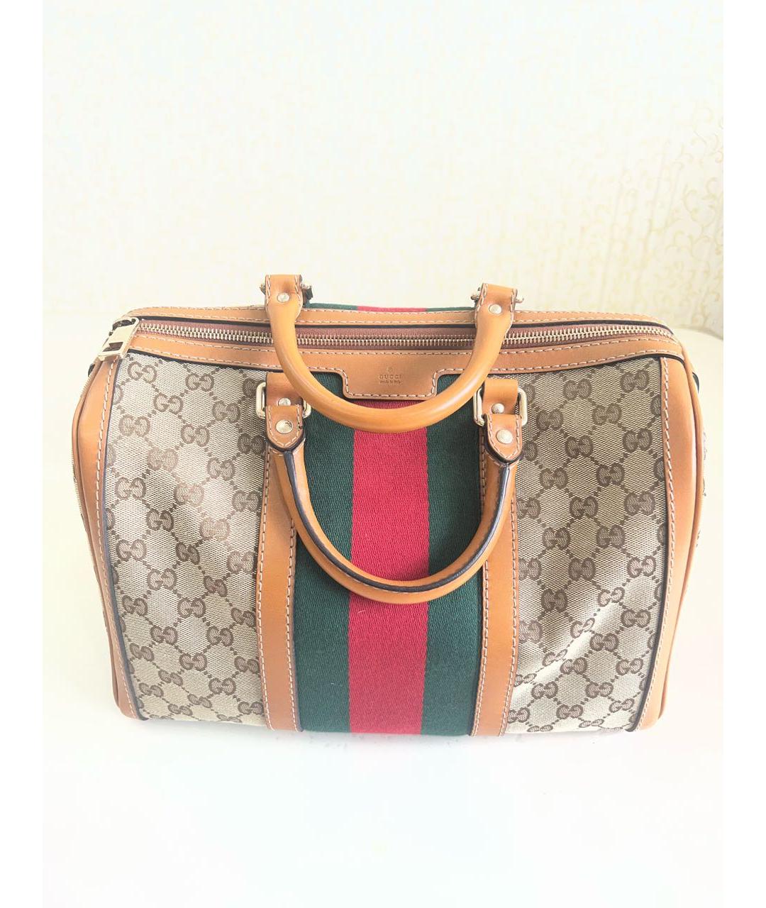 GUCCI Бежевая сумка тоут, фото 7