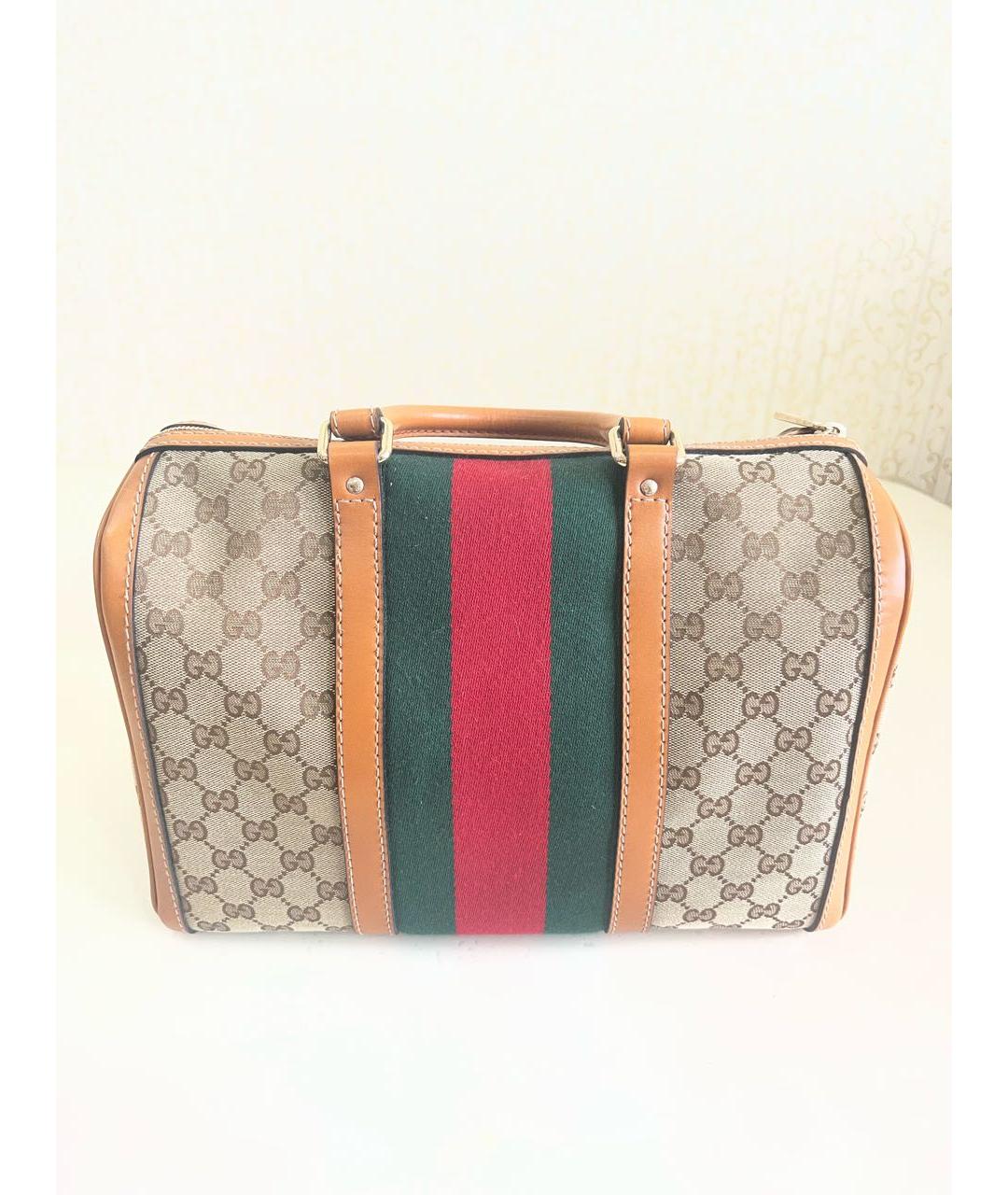 GUCCI Бежевая сумка тоут, фото 3
