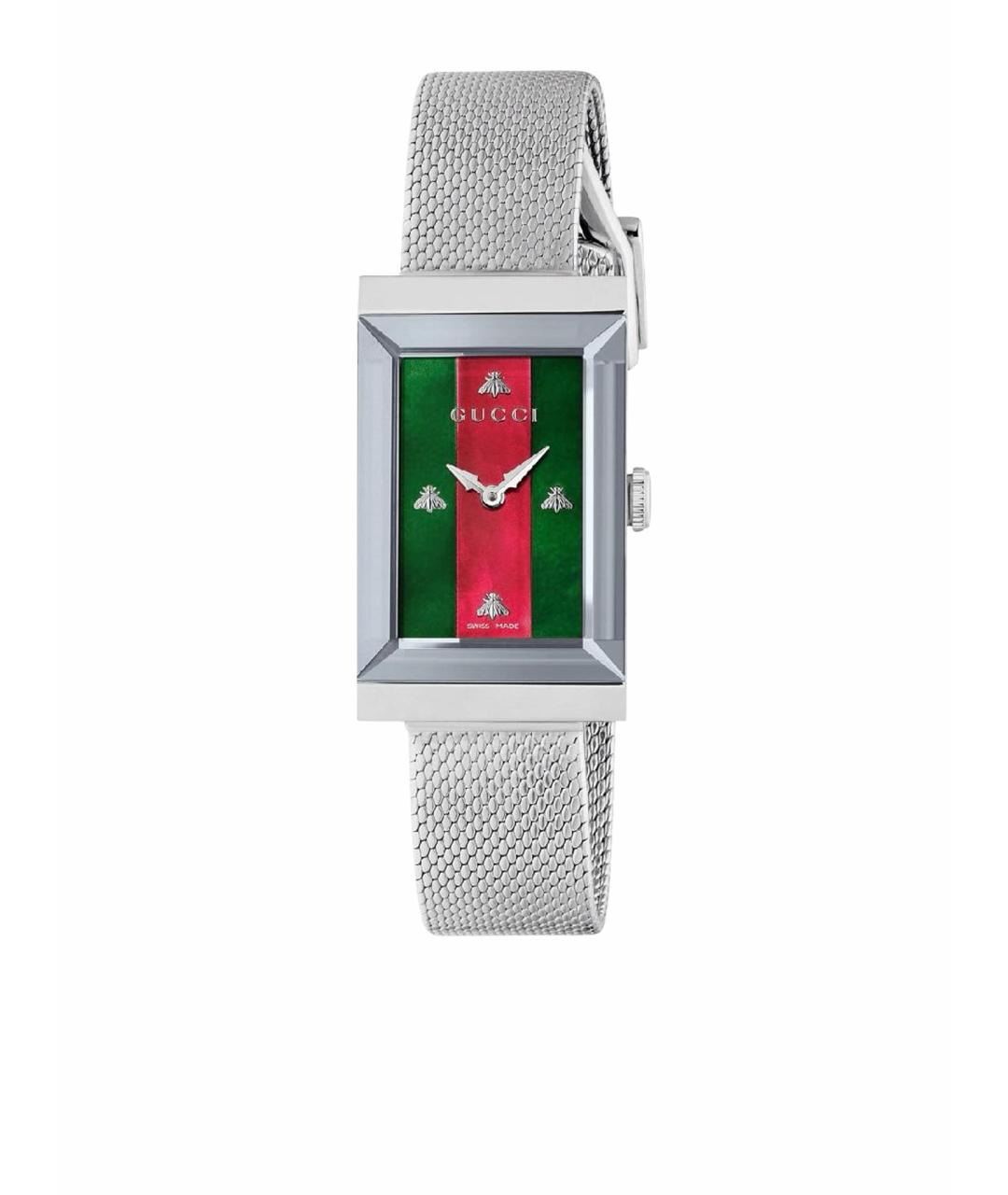 GUCCI Серебряные стальные часы, фото 9