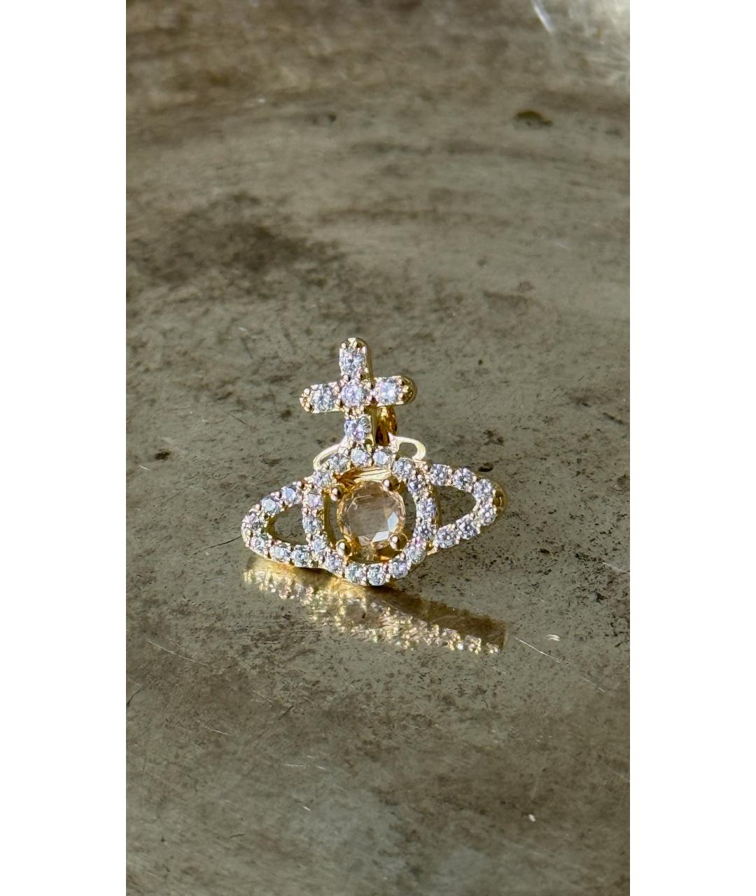 VIVIENNE WESTWOOD Золотые серьги, фото 2