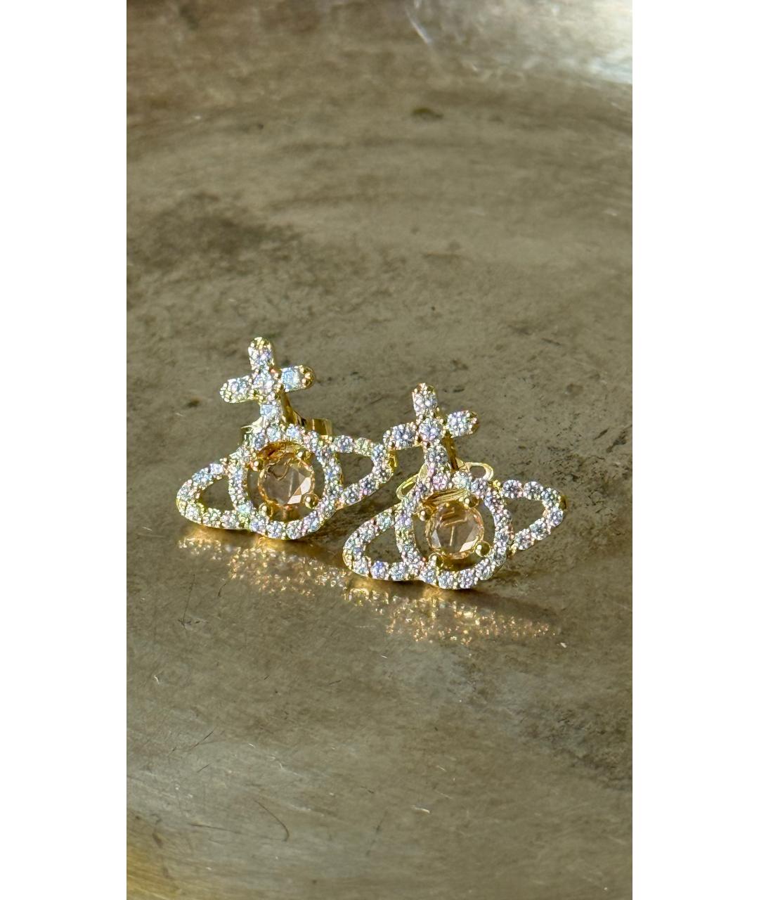 VIVIENNE WESTWOOD Золотые серьги, фото 6