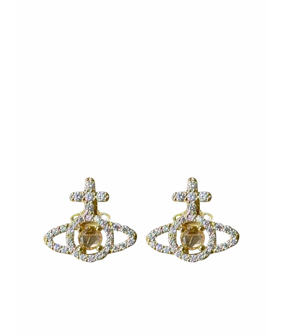 VIVIENNE WESTWOOD Золотые серьги, фото 1