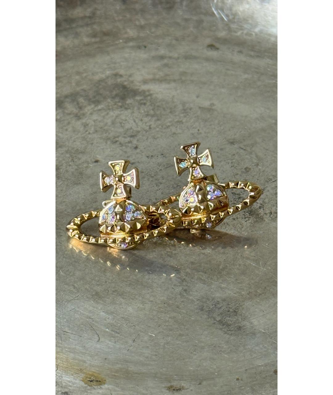 VIVIENNE WESTWOOD Золотые серьги, фото 6