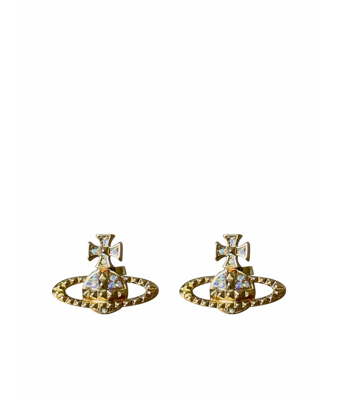 VIVIENNE WESTWOOD Золотые серьги, фото 1