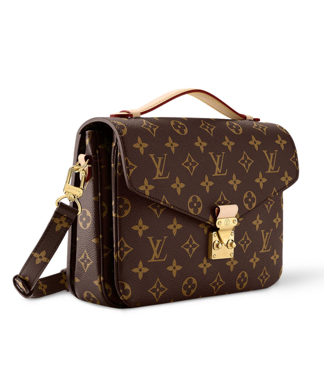 LOUIS VUITTON Коричневая сумка через плечо, фото 2