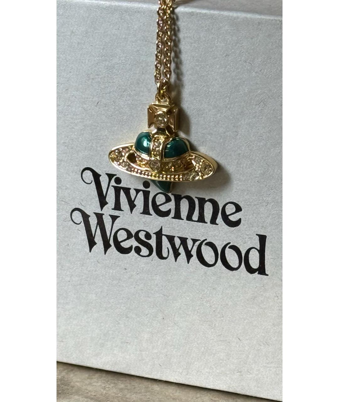 VIVIENNE WESTWOOD Золотая подвеска, фото 4