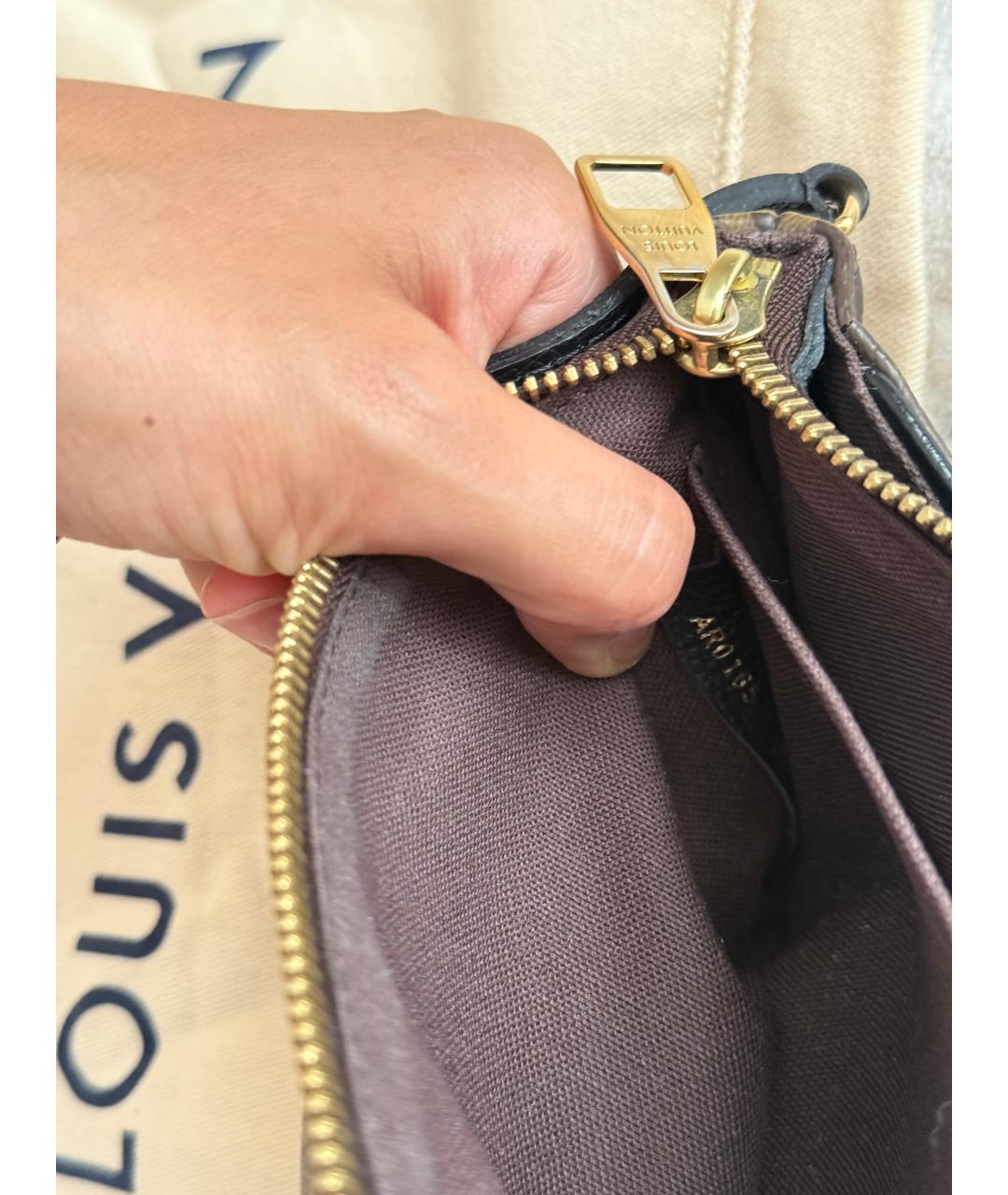 LOUIS VUITTON Коричневая сумка через плечо, фото 5