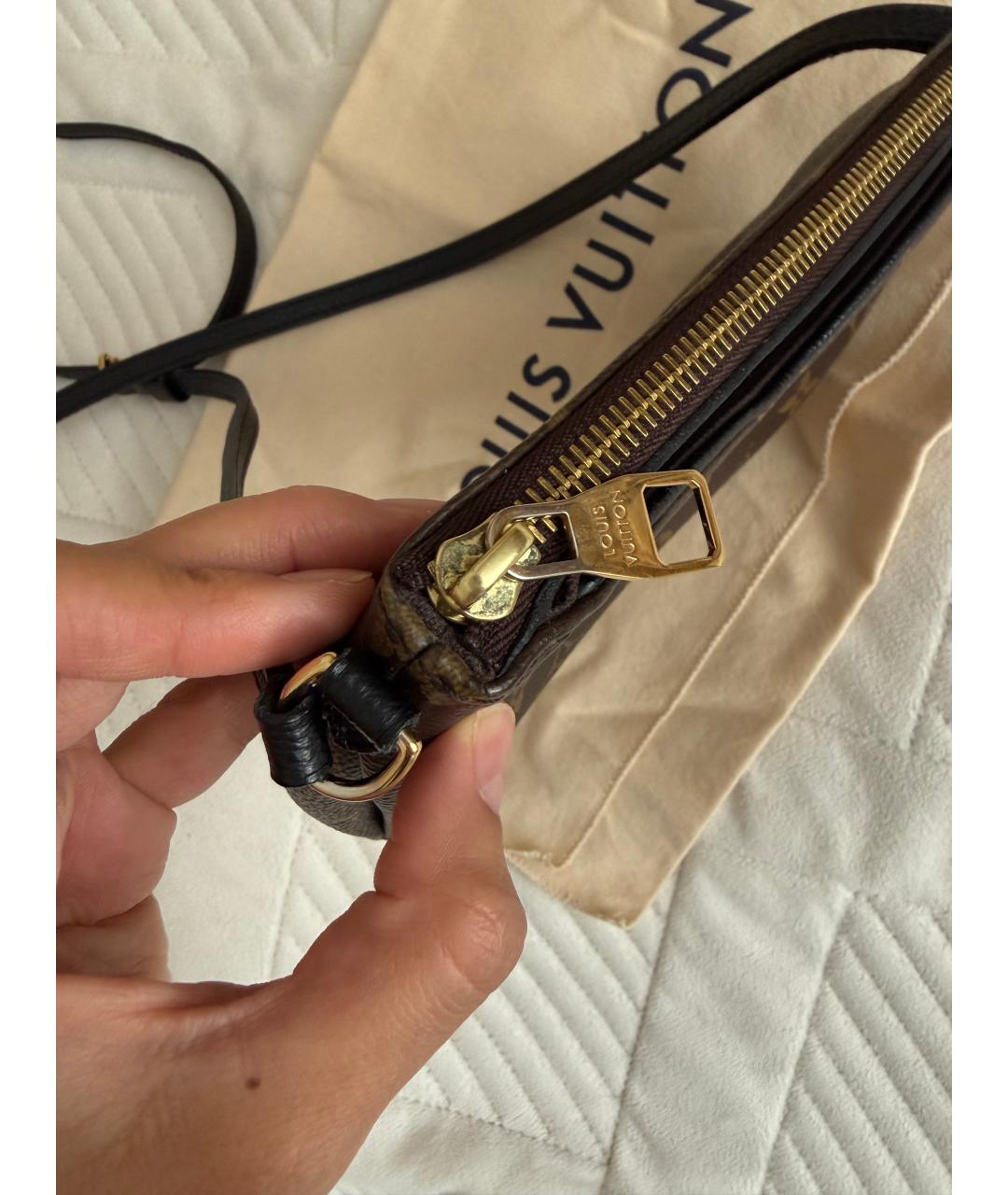 LOUIS VUITTON Коричневая сумка через плечо, фото 8