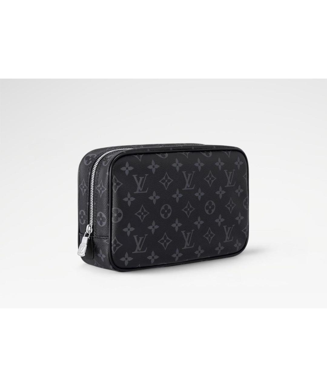 LOUIS VUITTON Черная косметичка, фото 9