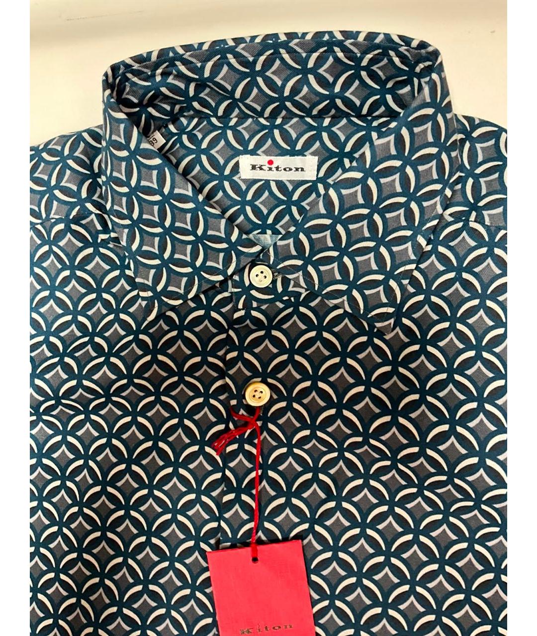 KITON Мульти хлопковая кэжуал рубашка, фото 2