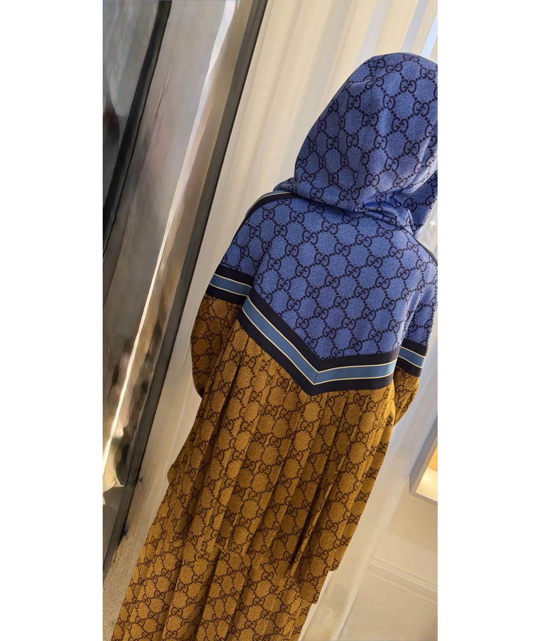 GUCCI Бежевый полиэстеровый костюм с юбками, фото 4