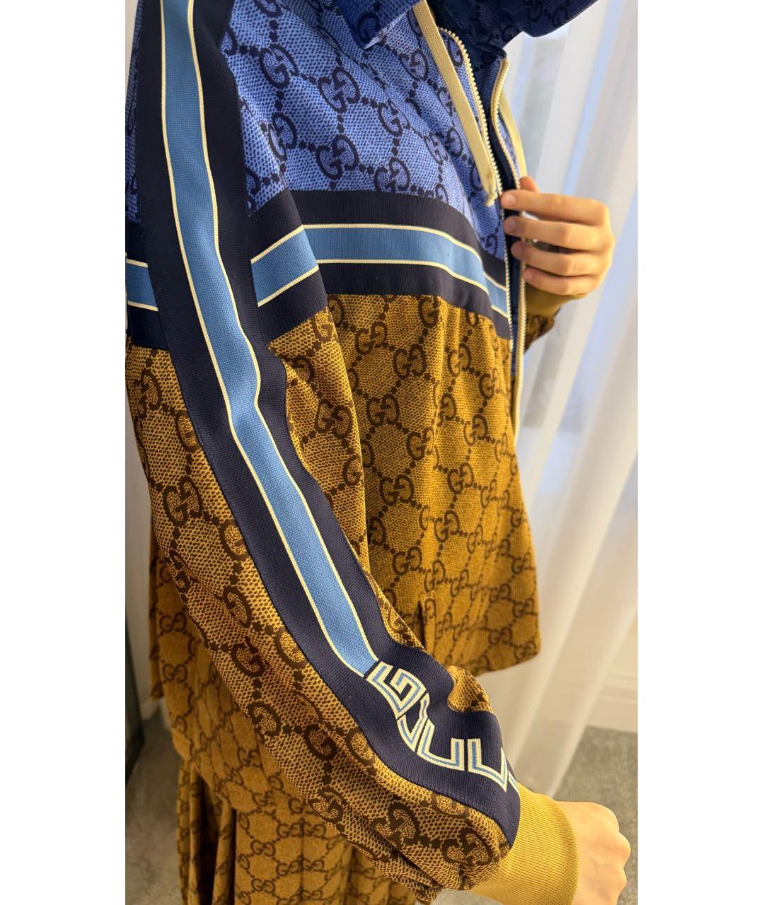 GUCCI Бежевый полиэстеровый костюм с юбками, фото 5