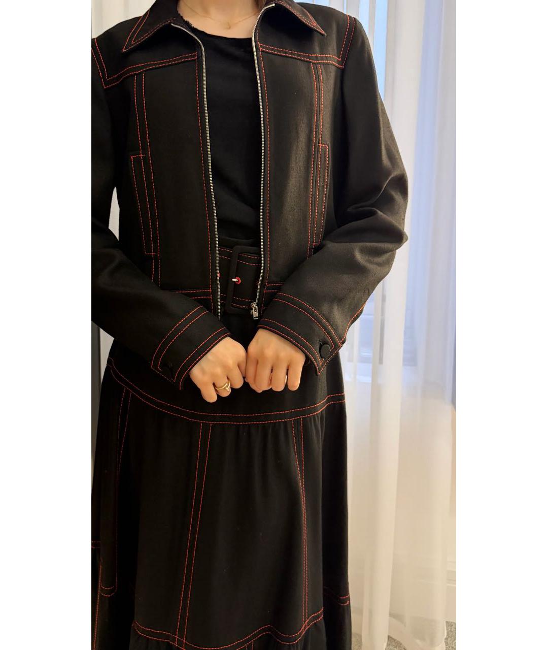 GUCCI Черный костюм с юбками, фото 2