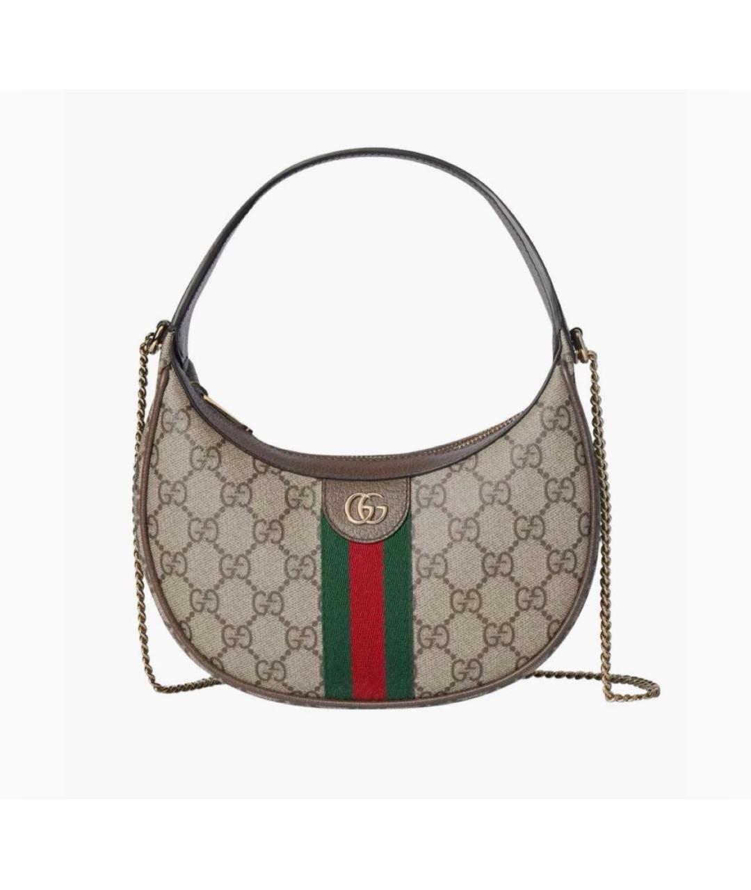 GUCCI Бежевая сумка через плечо, фото 8
