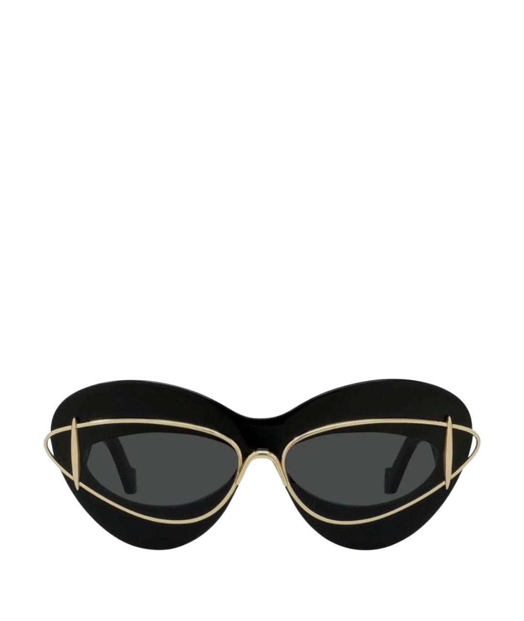 LOEWE Черные пластиковые солнцезащитные очки, фото 1