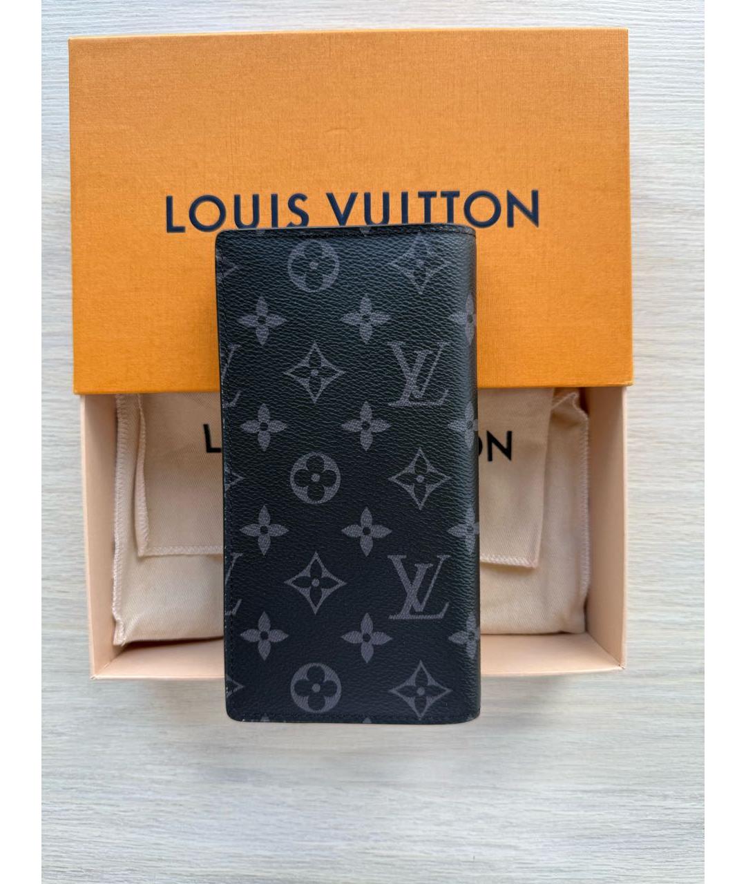 LOUIS VUITTON Черный кошелек, фото 2