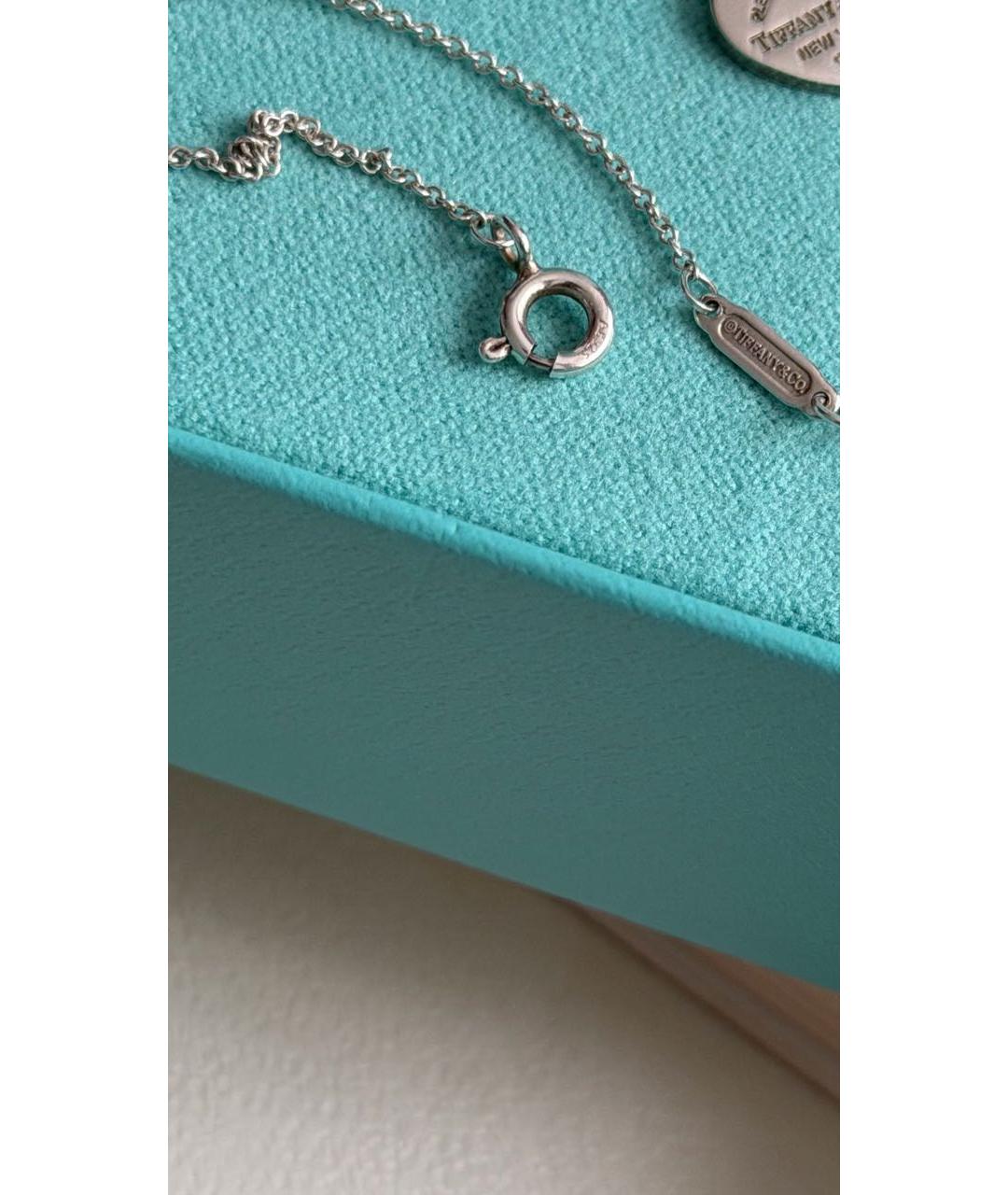 TIFFANY&CO Бирюзовая серебряная подвеска, фото 7