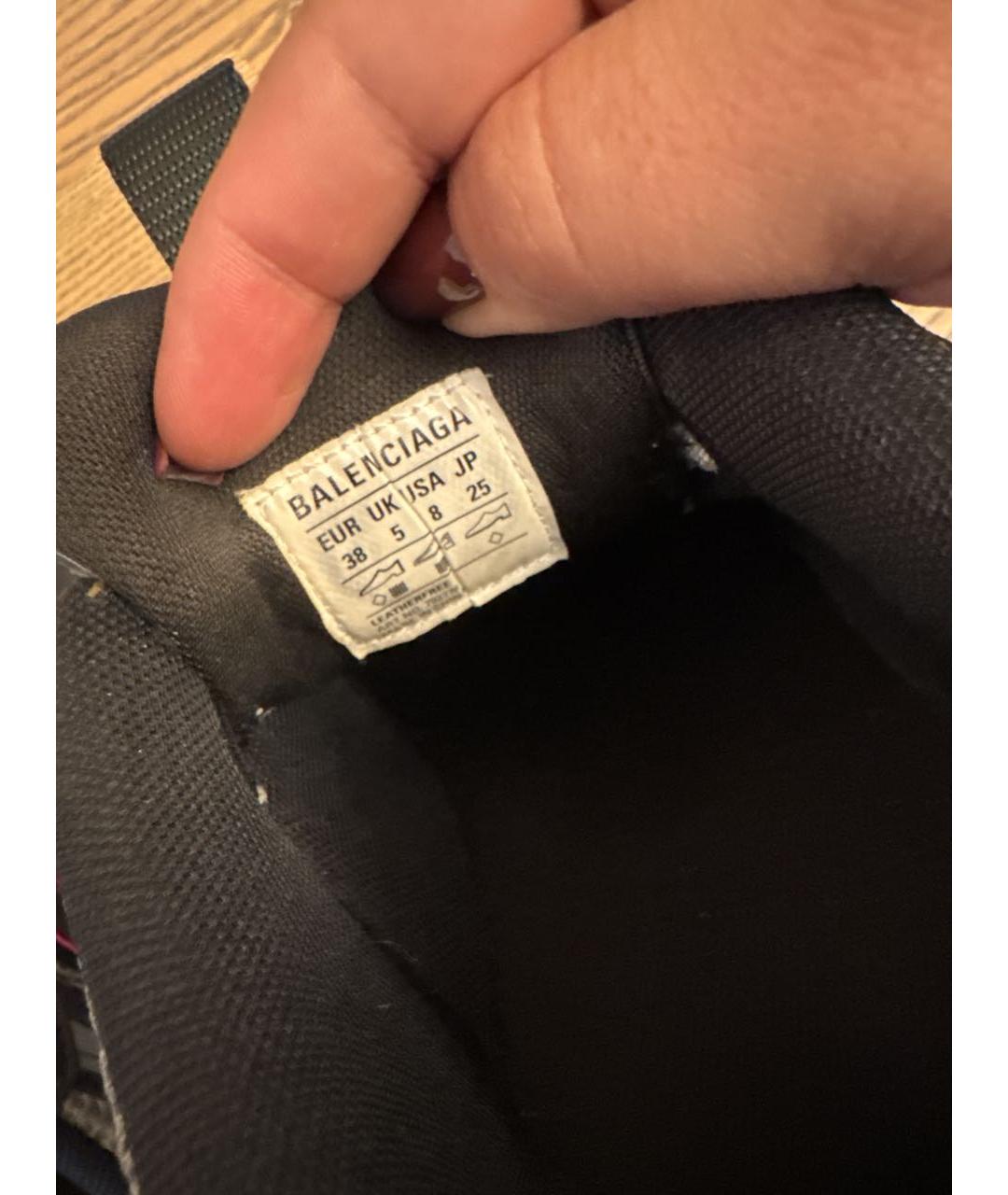 BALENCIAGA Серые кроссовки, фото 5