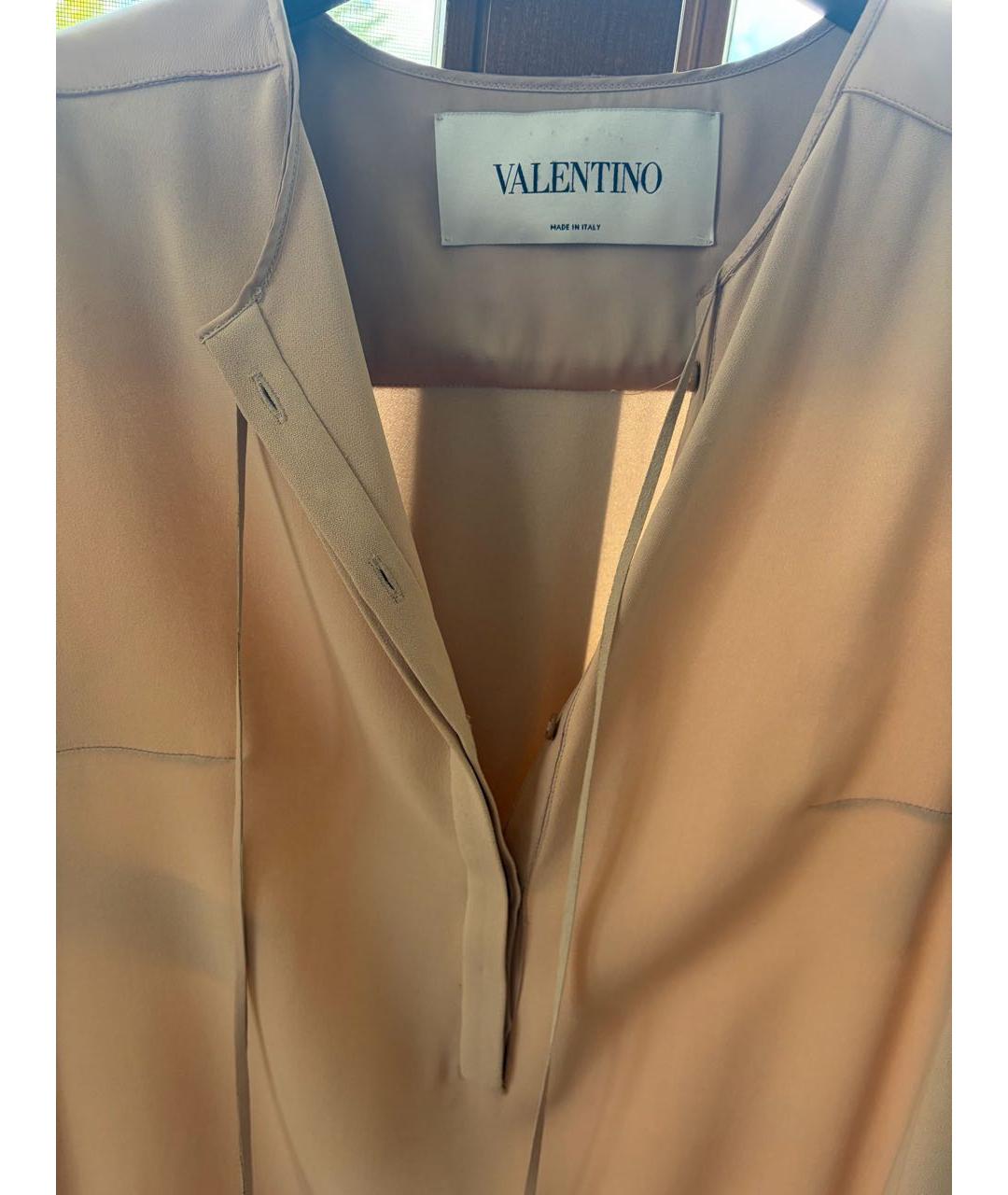 VALENTINO Розовое вискозное повседневное платье, фото 4